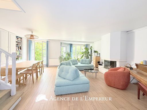Maison de 150 m2 avec jardin, située dans le recherché domaine de l’Impératrice à Rueil-Malmaison