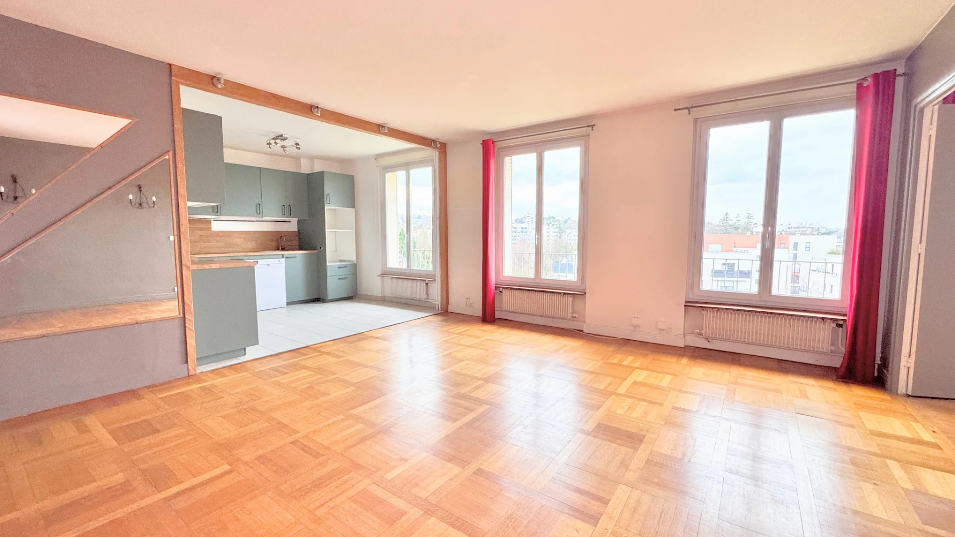 Grand 4 pièces, 3 chambres, à 2 minutes de l'hyper-centre