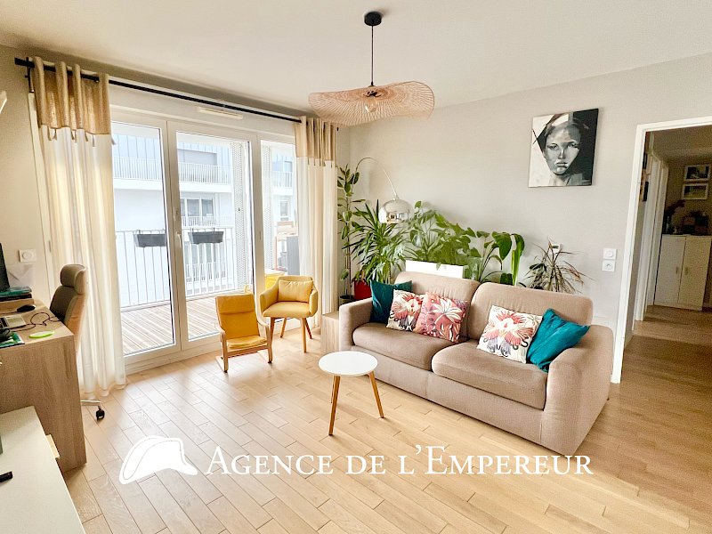 Appartement 3 pièces 59,27 m2 avec grand balcon et vue dégagée - Quartier Châtaigneraie