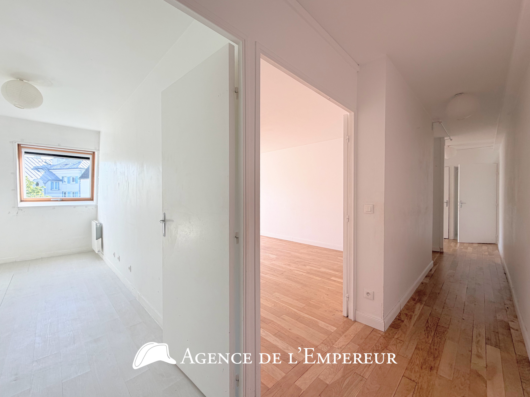 3 pièces avec parking, dernier étage, cœur de ville   DPE C