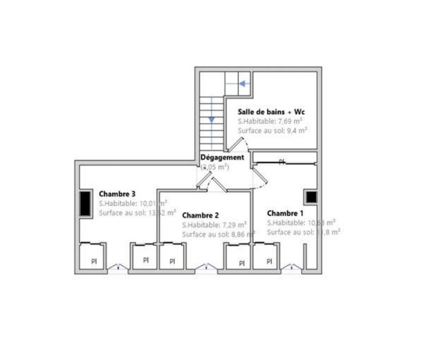 Maison 6 pièces Buzenval/Chataigneraie-Richelieu