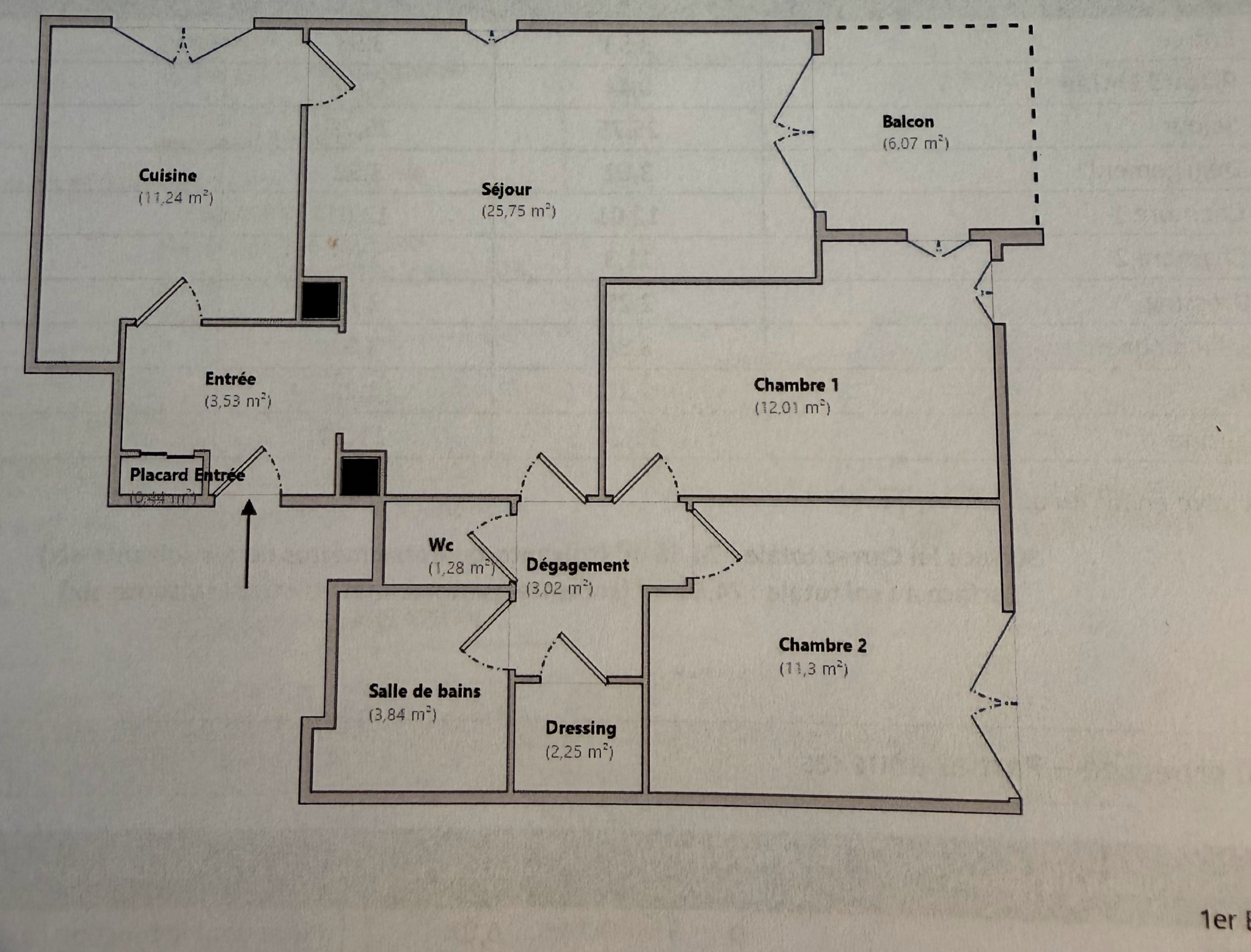 Grand 3 pièces avec terrasse, box et cave, à deux pas du centre-ville - 19