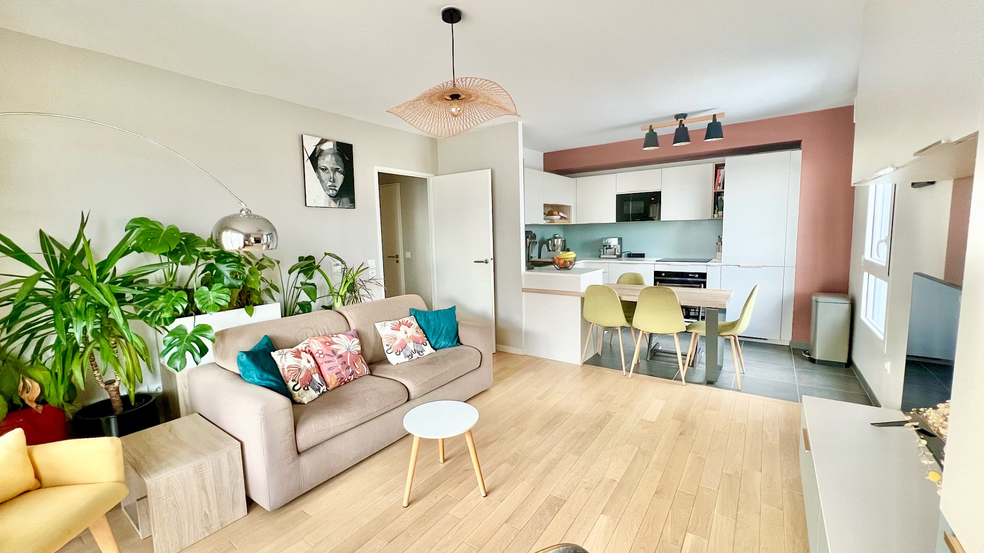 Appartement 3 pièces 59,27 m2 avec grand balcon et vue dégagée - Quartier Châtaigneraie - 1