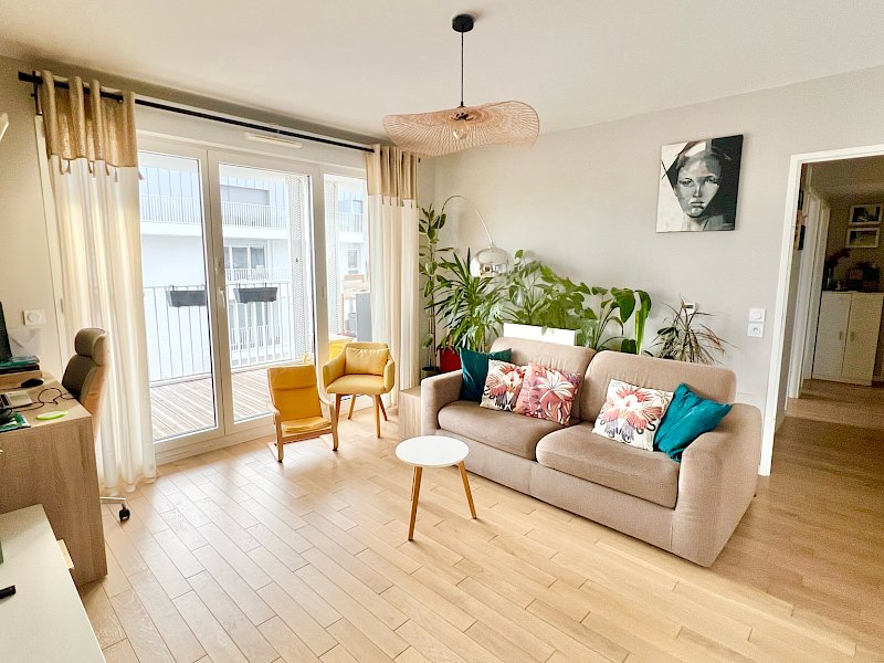 Appartement 3 pièces 59,27 m2 avec grand balcon et vue dégagée - Quartier Châtaigneraie
