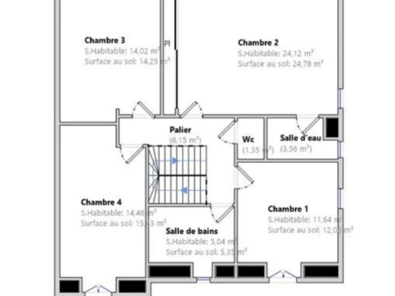 Maison Buzenval   DPE C, 4 chambres, jardin, garage et sous-sol