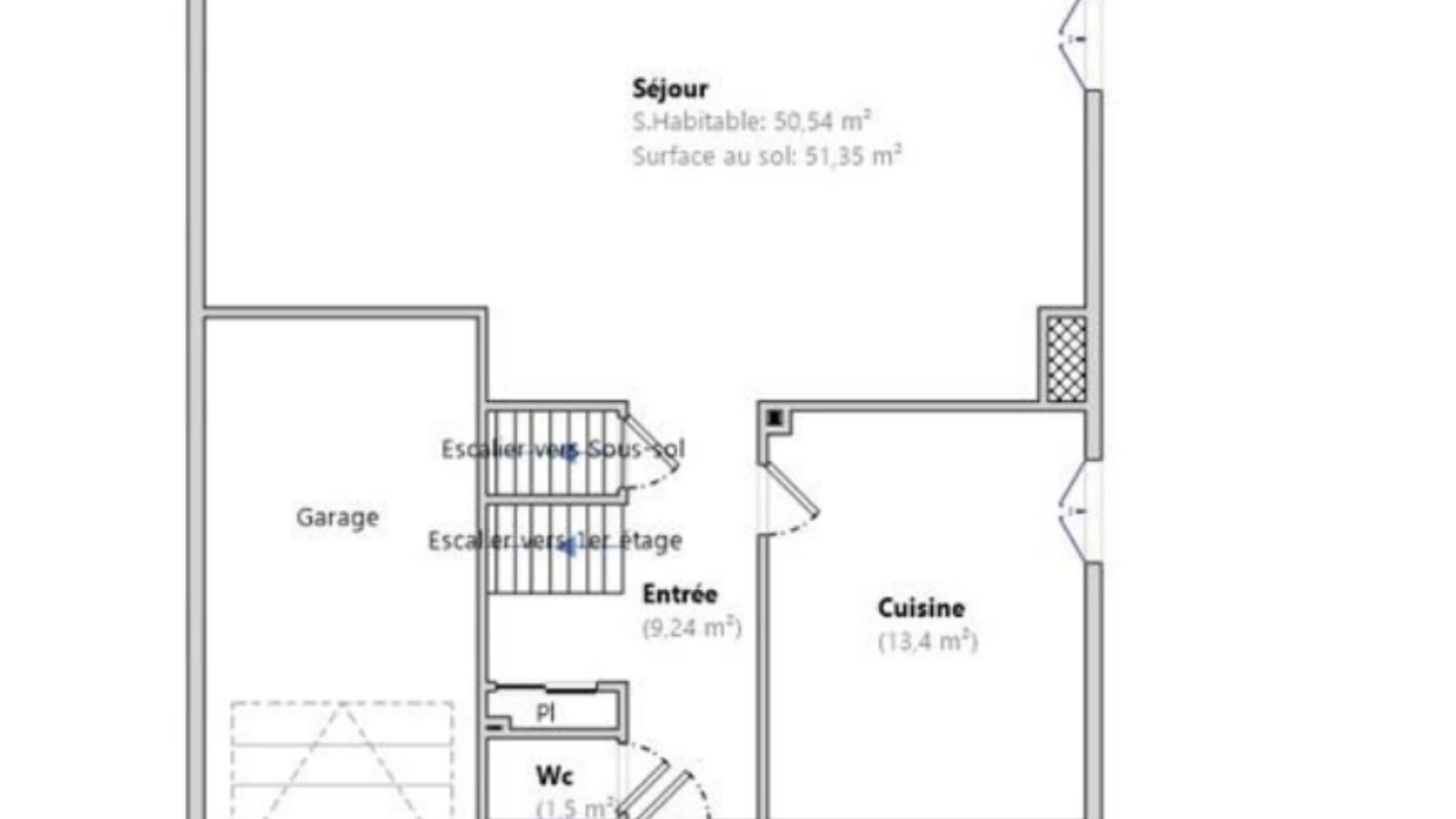 Maison Buzenval   DPE C, 4 chambres, jardin, garage et sous-sol - 1