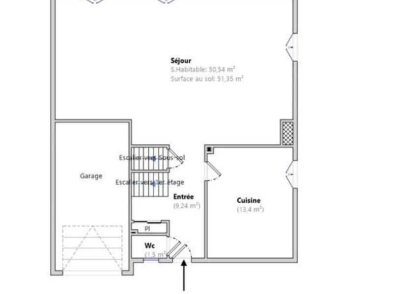 Maison Buzenval   DPE C, 4 chambres, jardin, garage et sous-sol