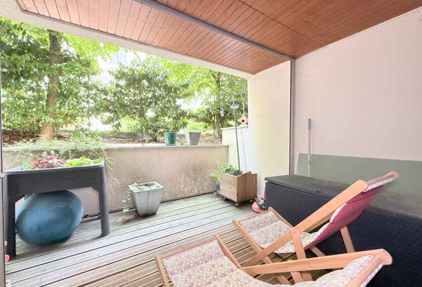 3 pièces en duplex avec terrasses en cœur de ville