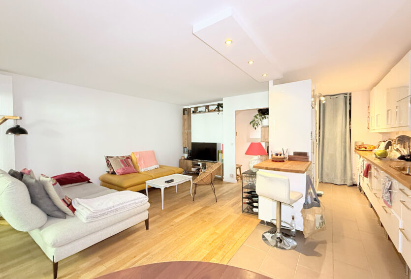 3 pièces en duplex avec terrasses en cœur de ville