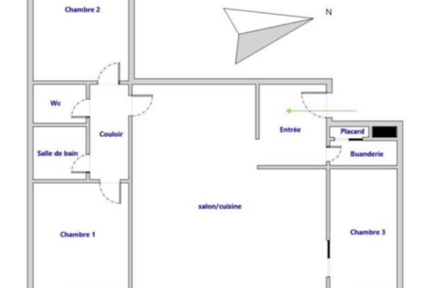 Appartement 4 pièces avec terrasse et box