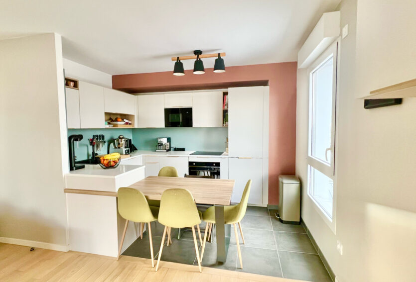 Appartement 3 pièces 59,27 m2 avec grand balcon et vue dégagée – Quartier Châtaigneraie