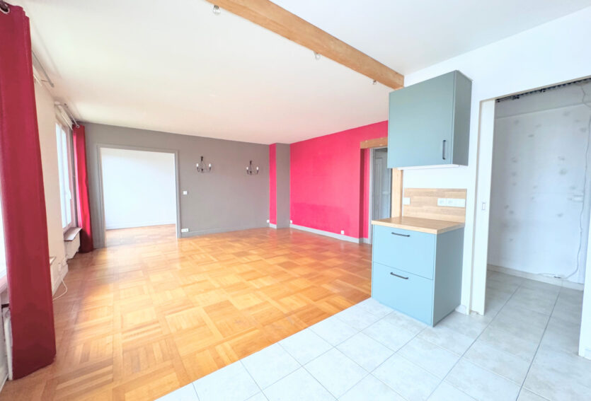 Grand 4 pièces, 3 chambres, à 2 minutes de l’hyper-centre