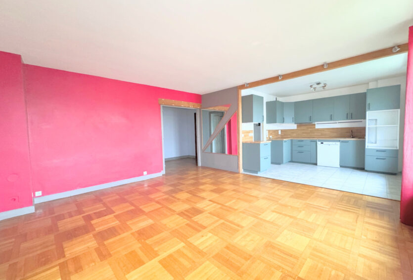 Grand 4 pièces, 3 chambres, à 2 minutes de l’hyper-centre